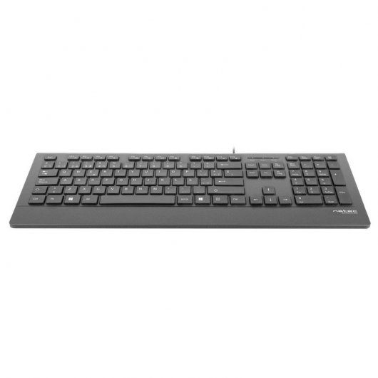 Natec Barracuda Slim Tastatur Schwarz