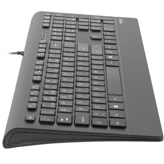 Natec Barracuda Slim Teclado Negro Layout (PT)
