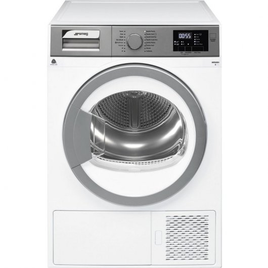 Smeg DHT83EES1 Secadora Bomba de Calor de Carga Frontal 8Kg A+++ Blanco