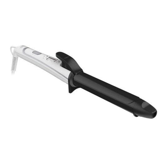 Boucleur à Cheveux Rowenta CF3225F0 Silver Mosaic Tourmaline Céramique 25mm 200°C Pointe Froide Câble 360° Argent