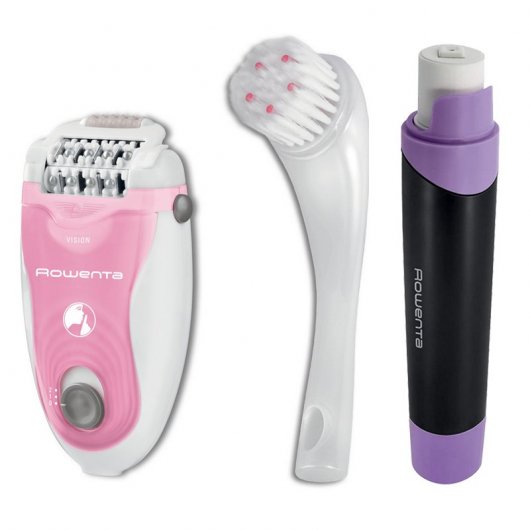 Rowenta EP5617PU Set Depiladora Silence Soft + MP2016F1 Pulidor de Uñas Eléctrico