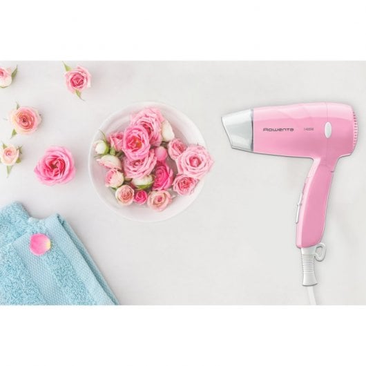 Rowenta Pink Flamingo Limited Edition Secador de Cabelo de Viagem 1400W Rosa