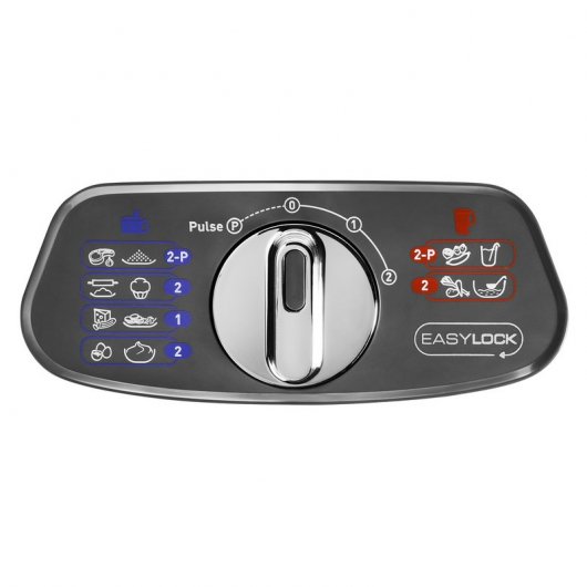 Moulinex Double Force FP8221 robot de cuisine 1000 W 3 L Gris, Blanc
