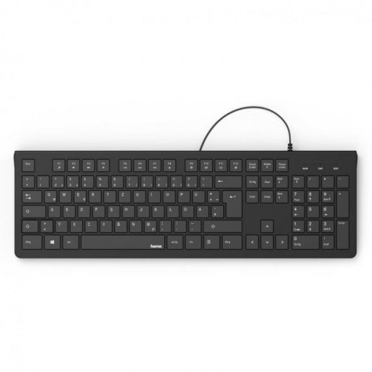 Hama KC-200 Teclado USB Negro