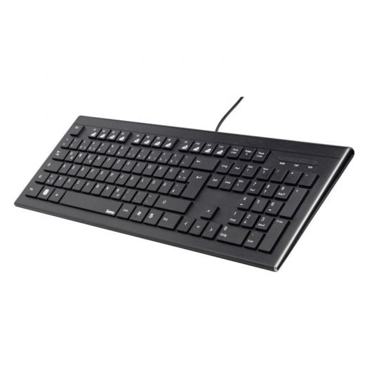 Hama Cortino Kabelgebundenes Tastatur- und Maus-Set, Schwarz