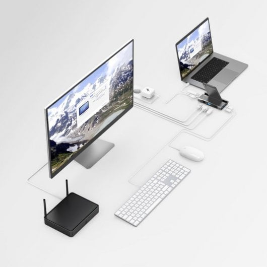 Hama Docking Station 7 em 1 USB-C para 3x USB-A 3.1/HDMI/VGA/LAN