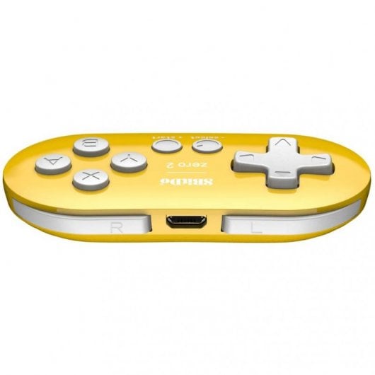 8BitDo Zero 2 Gamepad für Switch/PC/macOS/Android Yellow Edition