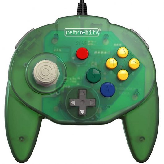 Retro-Bit Tribute 64 Gamepad para Nintendo64 Forest Green