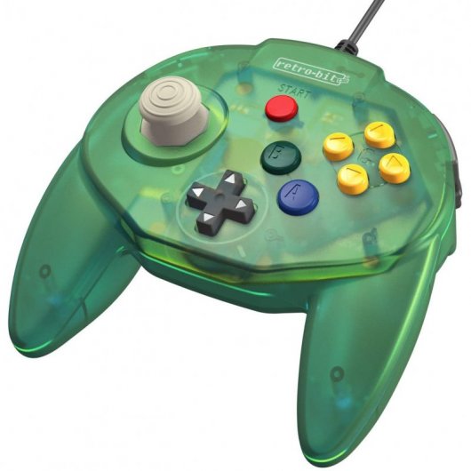Retro-Bit Tribute 64 Gamepad para Nintendo64 Forest Green