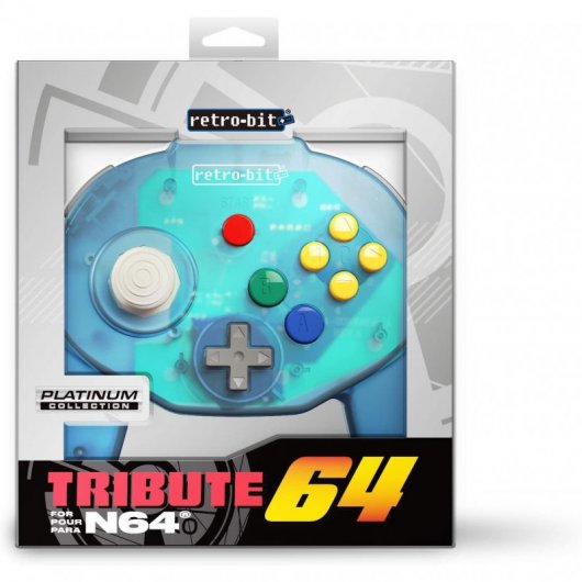 Retro-Bit Tribute 64 Ocean Blue