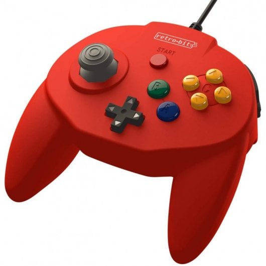 Retro-Bit Tribute 64 Gamepad para Nintendo64 Red