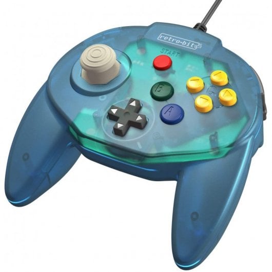 Retro-Bit Tribute 64 Gamepad USB para Nintendo64 Azul