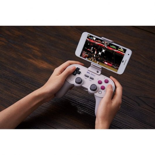 8Bitdo SN30 Pro+ Smartphone Clip Gris