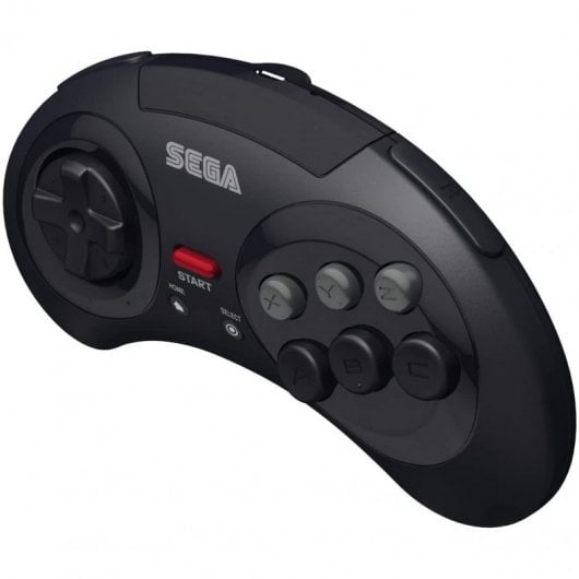 Retro-Bit Gamepad SEGA Mega Drive 8-B 2.4G Negro
