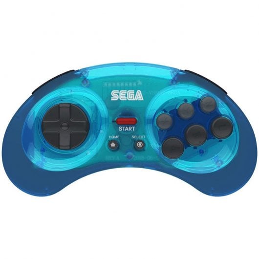 Retro-Bit Gamepad SEGA Mega Drive 8-B 2.4G Azul