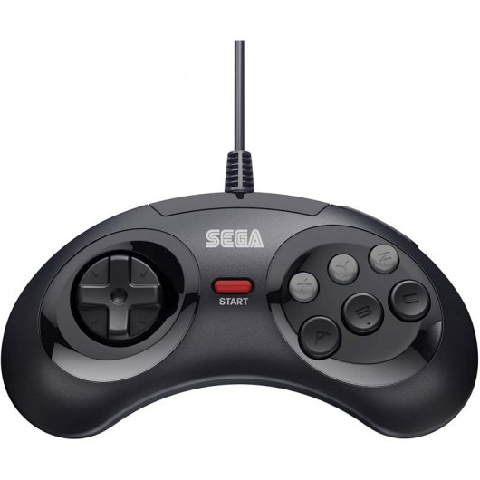 Retro-Bit Gamepad SEGA MD Mini 6-B USB Negro