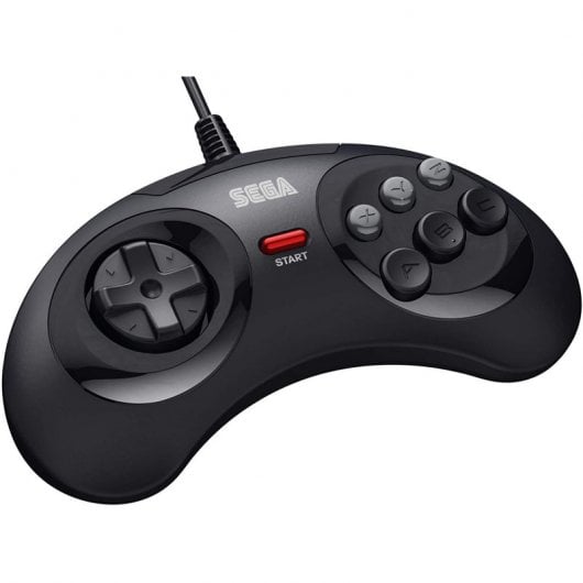 Retro-Bit Gamepad SEGA MD Mini 6-B USB Negro