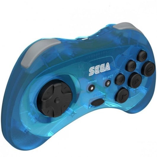 Retro-Bit Gamepad SEGA Saturn 2.4G M2 Azul