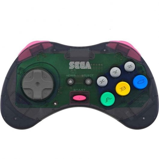 Retro-Bit Gamepad SEGA Saturn Bluetooth Gris