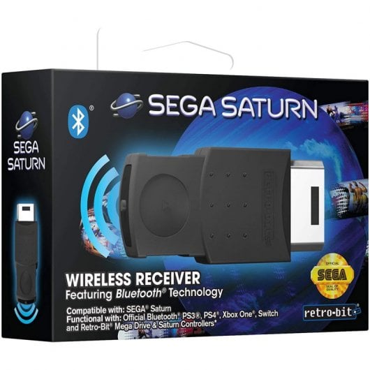 Retro-Bit SEGA Saturn Recetor Bluetooth