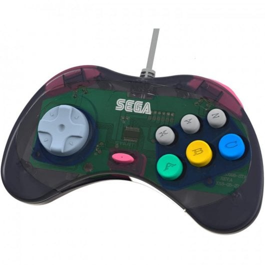 Retro-Bit SEGA Saturn Gamepad Gris
