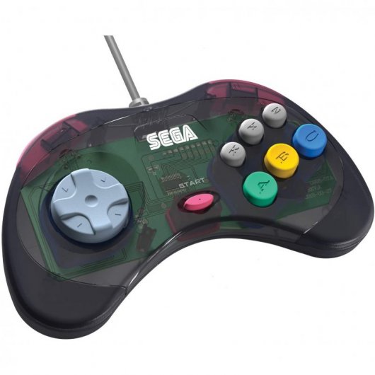 Retro-Bit SEGA Saturn Gamepad Gris