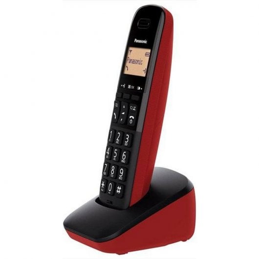 Panasonic KX-TGB610JTR telefono Telefono analogico/DECT Identificatore di chiamata Nero, Rosso