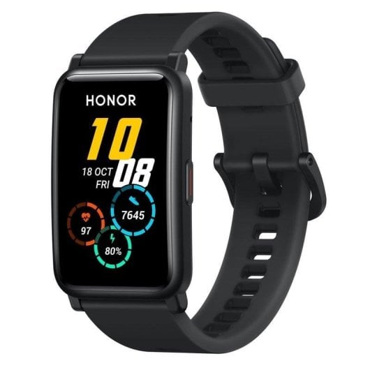 Honor Watch ES Bluetooth 30mm AMOLED Preto M Resistência à Água 5ATM SpO2 Pulsómetro