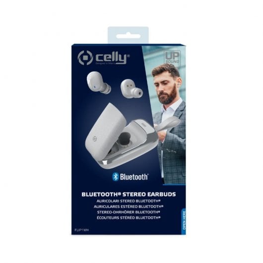 Celly Flip1 Auriculares BLuetooth Blancos
