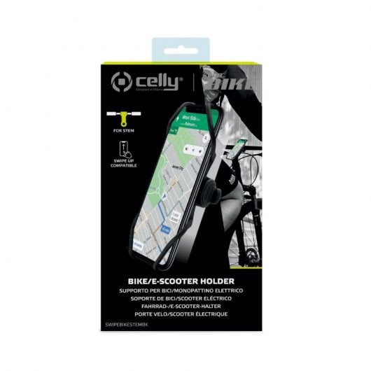 Celly Swipe Bike Supporto passivo Telefono cellulare/smartphone Nero