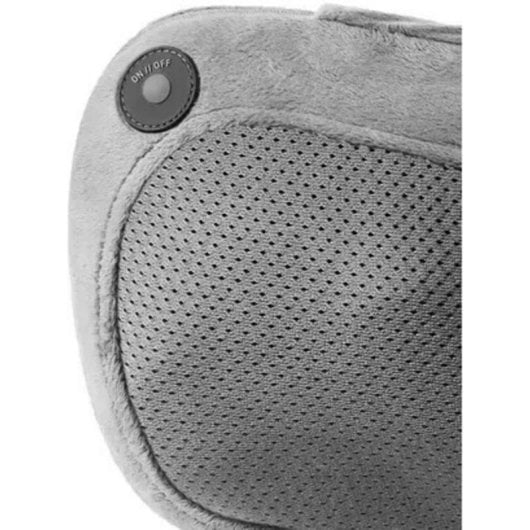 Cojim de Massagem Ecomed 23309 Shiatsu 24W 4 Cabeças Rotativas Calor Preto