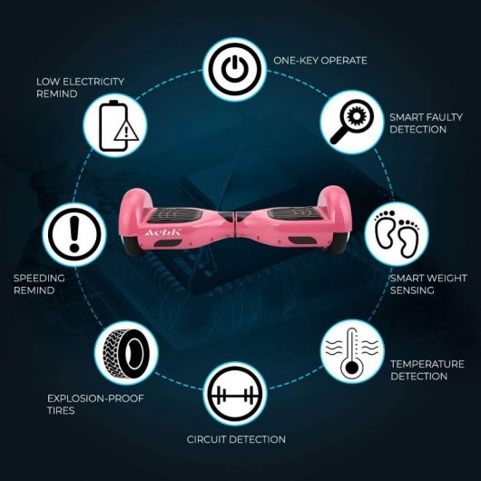 ACBK D01 Hoverboard Rosa