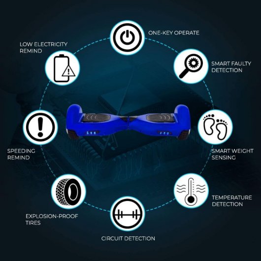 ACBK D01 Hoverboard Azul