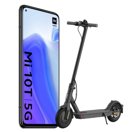 Xiaomi Pack Mi 10T 5G 6/128GB Negro + Mi Electric Scooter Essential Negro