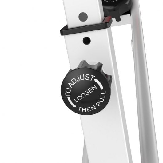 HomCom Bicicleta Estática Plegable Roja