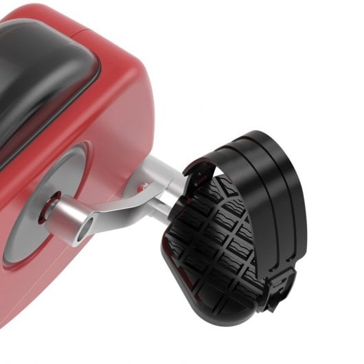 HomCom Bicicleta Estática Plegable Roja