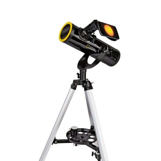 Bresser Optics 9012000 télescope Réflecteur 117x Noir, Argent, Jaune