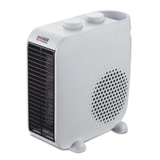 Aquecedor Termoventilador Haeger FH-200.013A 2000W Giratório Branco Preto
