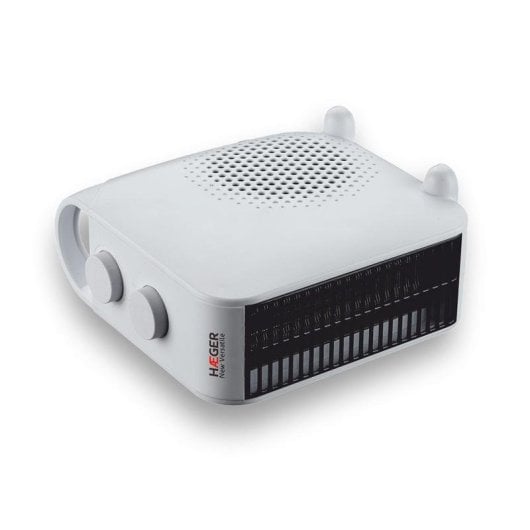 Aquecedor Termoventilador Haeger FH-200.013A 2000W Giratório Branco Preto