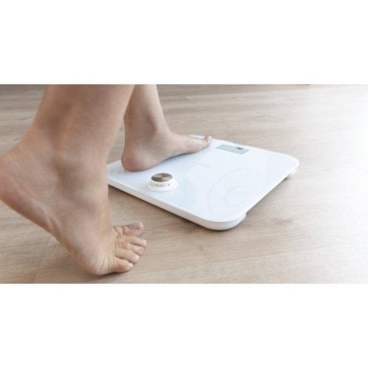 Báscula Cecotec Surface Precision EcoPower 10000 Healthy White cristal LCD 180kg