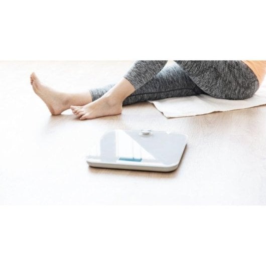 Báscula Cecotec Surface Precision EcoPower 10000 Healthy White cristal LCD 180kg