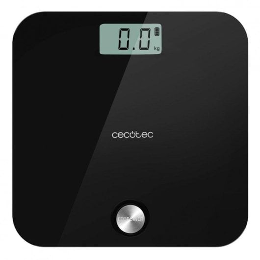 Báscula Cecotec Surface Precision EcoPower 10000 Healthy Preta sem Pilhas LCD 180kg