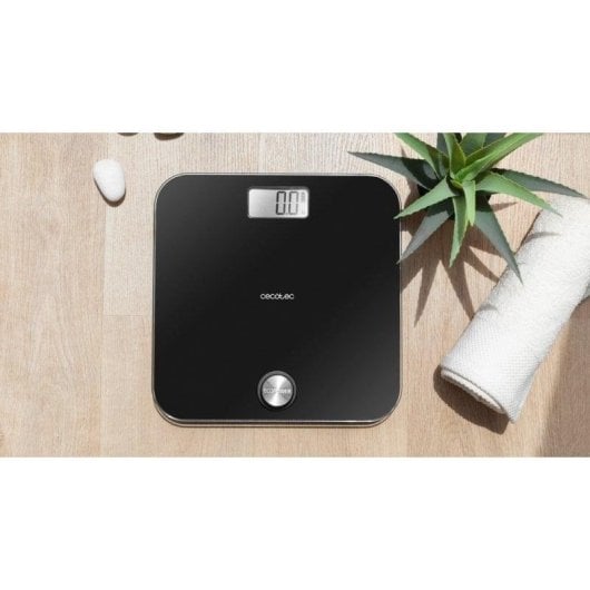 Báscula Cecotec Surface Precision EcoPower 10000 Healthy Preta sem Pilhas LCD 180kg