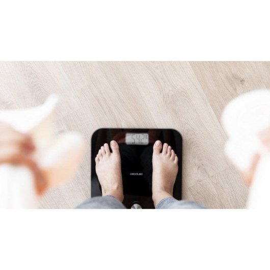 Digitale Personenwaage Cecotec Surface Precision EcoPower 10000 Healthy Black bis 180 kg LCD-Anzeige