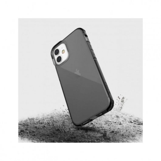 Raptic Funda Clear Negra para Apple iPhone 12 Mini