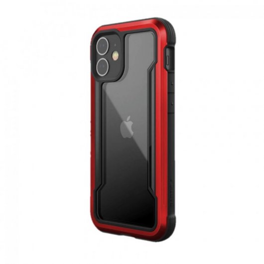 Raptic Funda Shield Roja para iPhone 12 Mini