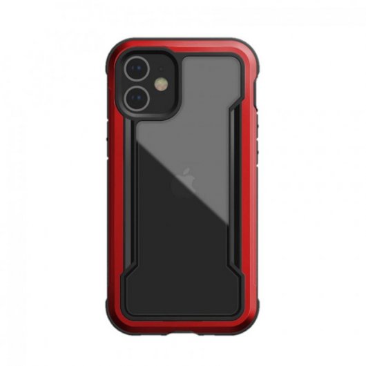 Raptic Funda Shield Roja para iPhone 12 Mini