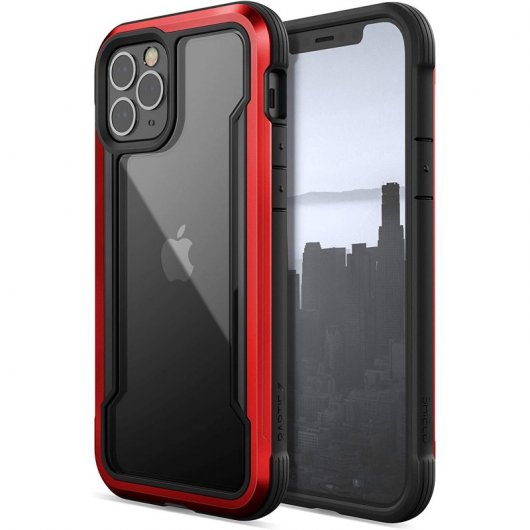 Raptic Funda Shield Roja para Apple iPhone 12/12 Pro