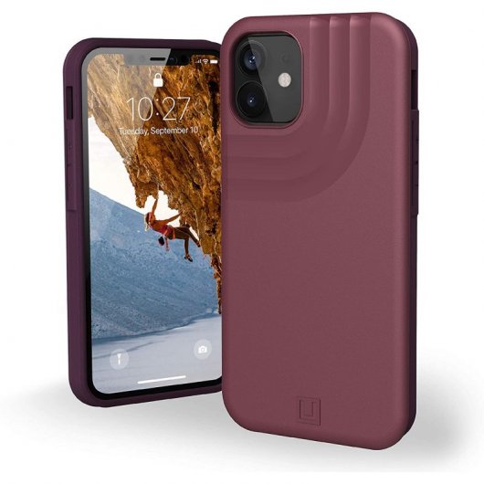 UAG [U] Anchor Funda Aubergine para iPhone 12 Mini