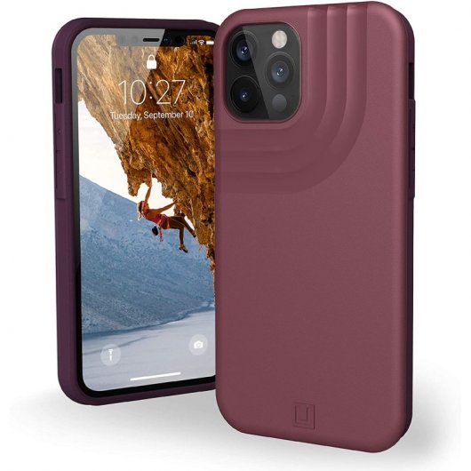 UAG [U] Anchor Funda Aubergine para iPhone 12/12 Pro